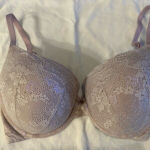 Victoria’s Secret Lace Body By Victoria Bra in Dusty Rose